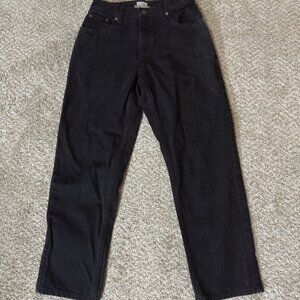 L.L. Bean Women's Straight Leg Jeans - Jet Black
